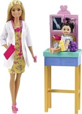 Barbie Doll Pediatrician Playset Doctor Toddler Patient GTN51 Fun Doctor Office