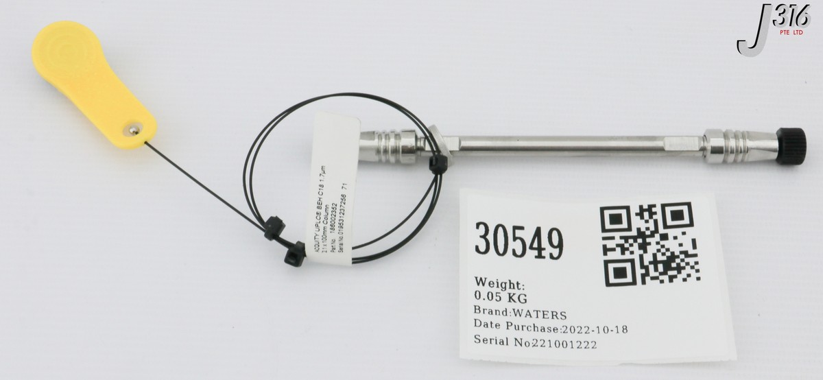 … 30549 WATERS ACQUITY UPLC BEH C18 COLUMN, 1.7µm, 2.1X100MM
