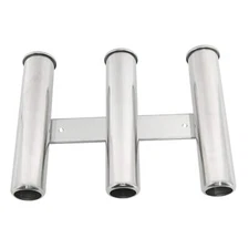 316 Stainless Steel Wall Mounted Rod Holder 3-Rod Rack for Marine Yacht RV