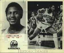 Press Photo Seattle SuperSonics basketball player Lonnie Shelton - sas15612