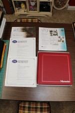 Creative Memories Old Style 12x12 Red Memories Scrapbook Album Complete