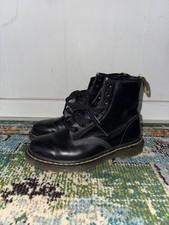 Dr. Martens 1460 Black Leather Boots Women s US 10 UK 8 Lace Up Combat Boots