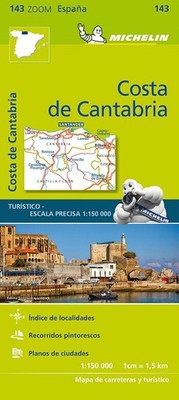 Costa de Cantabria - Zoom Map 143. 1 : 150 000 9782067218055