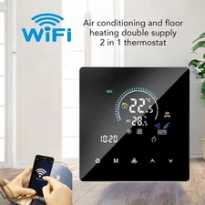WiFi Smart Thermostat Touchscreen Color Display Thermostat Data Storage Function