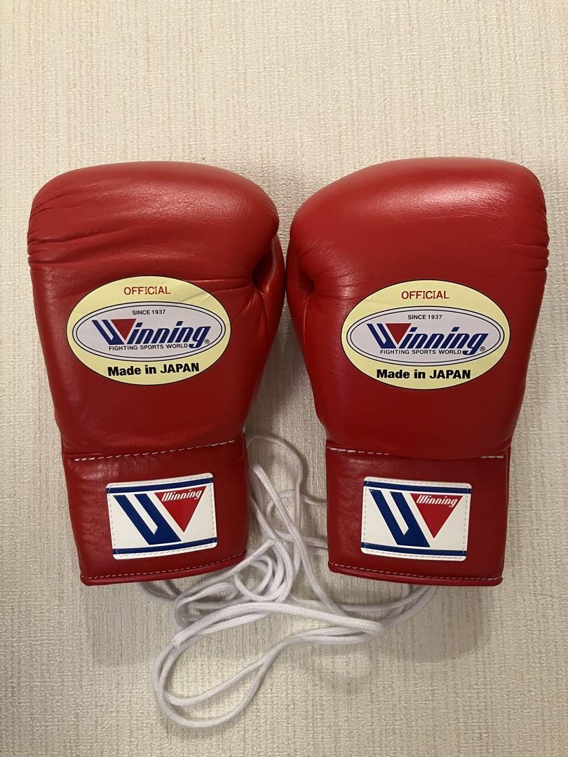 Winning Boxing Gloves Professional Type 8oz Red String type