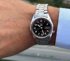 Original Seiko 5 Automatic || Black Dial || Men's Vintage Watch || 17 Jewels
