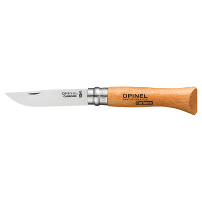 Opinel Carbon Kohlenstoff Stahl Messer Taschenmesser mit Klingensperre scharf