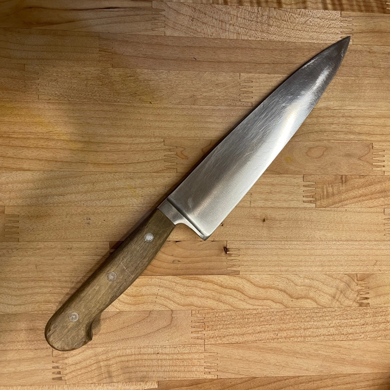 Vintage F. Dick 8 Inch Classic Arrow Chef Knife Carbon Steel Made in Germany
Opens in a new window o
