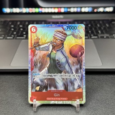 Gin - OP15-007 One Piece TCG Adventure on Kami's Island Super Rare Foil NM