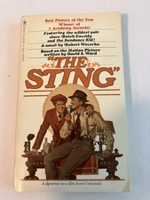 THE STING ROBERT WEVERKA PB 1974 BANTAM MOVIE TIE-IN CHEATING REVENGE