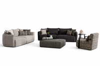 Moderner Sofagarnitur 4+3+1 Sitzer LuxusmöBel Wohnzimmer Couchtisch