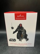 2024 Hallmark Keepsake Star Wars  Darth Maul and The Sith Probe Droid  - NEW