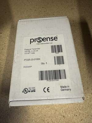 #ad Prosense PTD25 20 0100h Pressure Transmitter 100 PSI 4.20 mA. 6D 2 $149.00