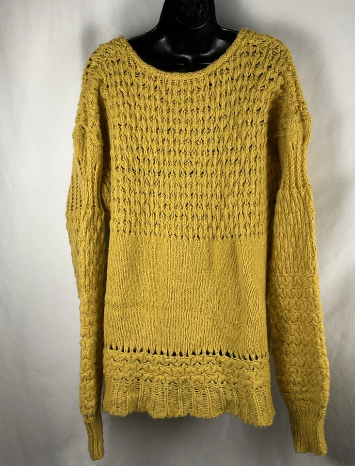 Suéter grueso de punto abierto de gran tamaño Crashing Waves Free People para mujer talla M Foto 2 de 4