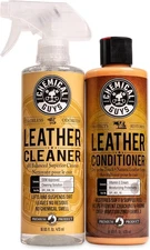 Chemical Guys Leather Cleaner and Conditioner Kit - Car Cleaner and Conditioner,