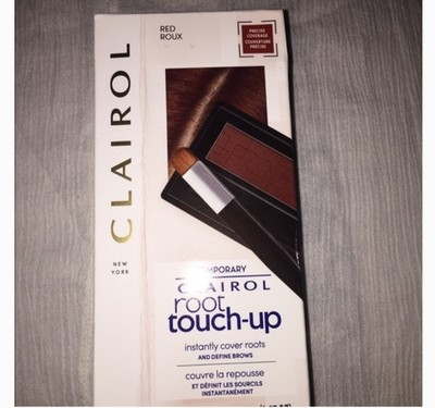 Clairol Temporary Root Touch Up Red Instant Color New!! HTF!! powder brush on