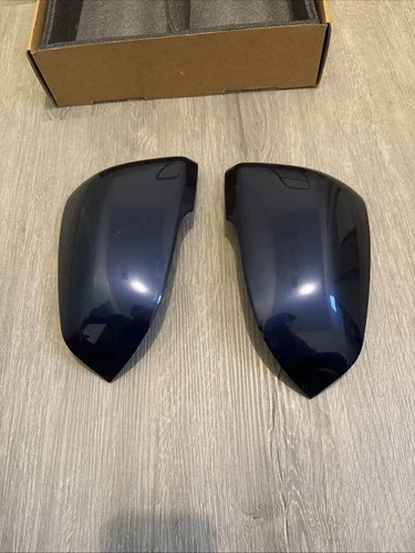 Side Mirror Cover Caps For 2016-22 BMW X1 / F49 F45 F48 C10 Mediterranean Blue