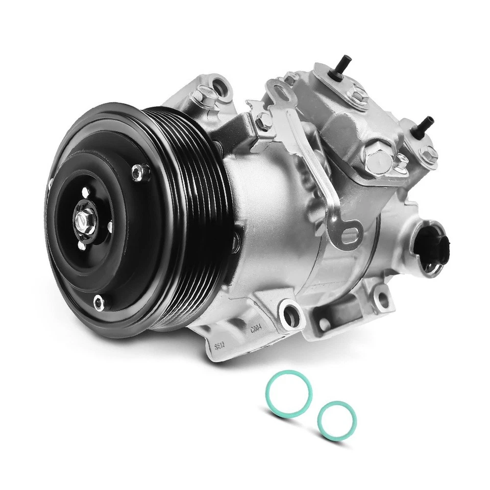 AC A/C Compressor For Toyota Corolla Matrix Pontiac Vibe Scion xB 6SEU14C 07-15 - Image 2 of 2