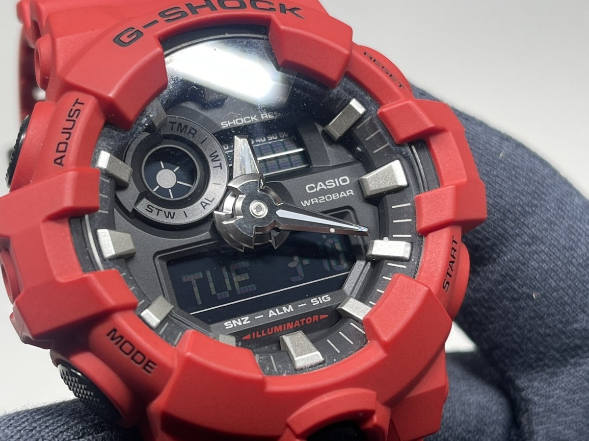 Casio G-Shock GA700 Red | eBay