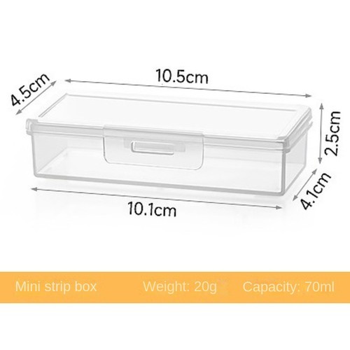 Transparent Small Storage Box Plastic Home Storage Supplies Craft Bead - Picture 3 of 14