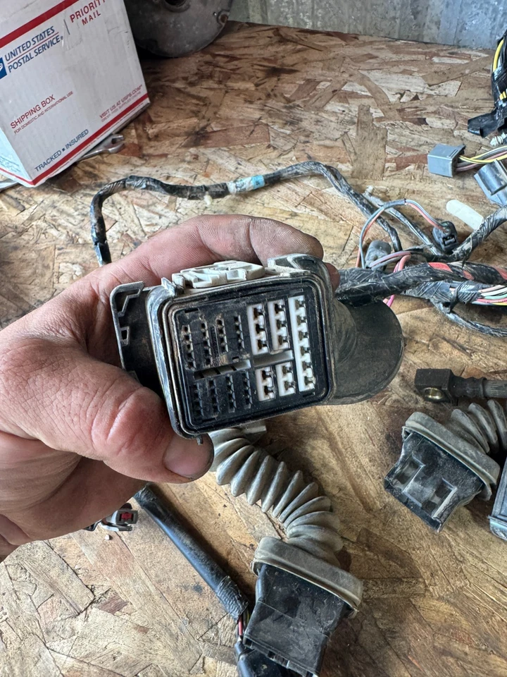 2006 Ford F350 Super Duty Crew Cab Door Wiring Wire Harness X4 Full Set - Image 3 of 4