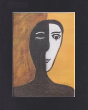 8X10" Matted Print Art Picture by Patrick J Leach: Mossey Pell