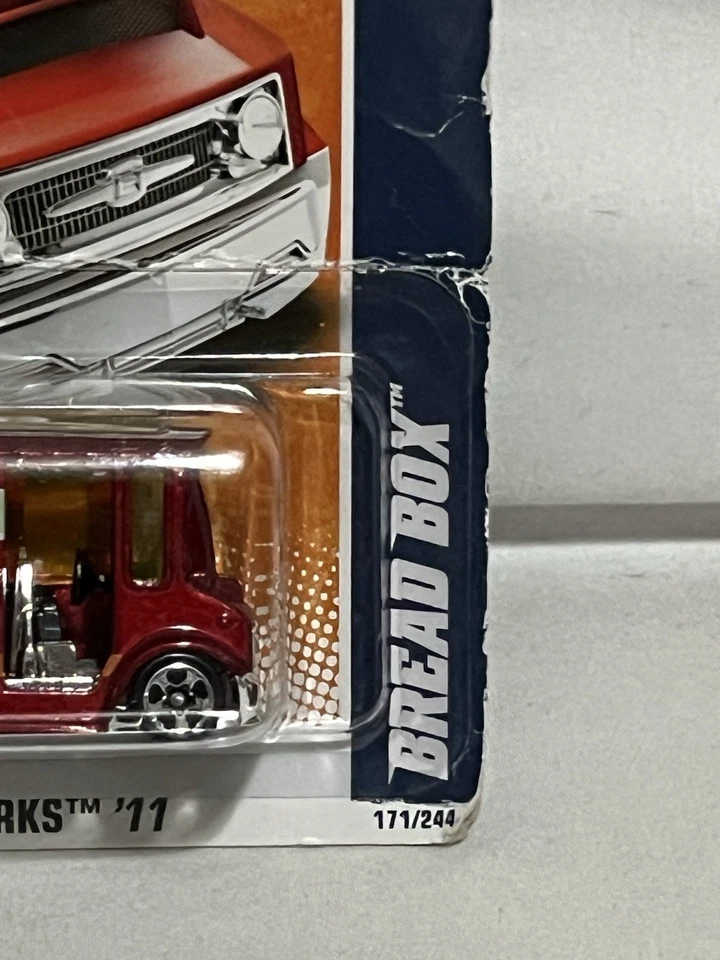 Hot Wheels 2011 1/10 HW City Works '11 Bread Box 171/244 (rojo) Foto 3 de 4