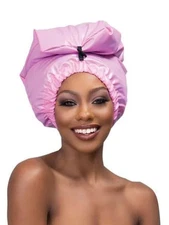 Esha Girl - Shower Cap for Extra Long Hair, Braids, Locs, Twists – Waterproof – 