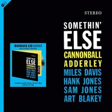 Cannonball Adderley Somethin' Else Vinyl 12" Album with CD UK IMPORT 