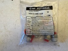 SMC One-touch Male Connector, KQH11-36S-X23 ~ 10 Pieces In The Bag