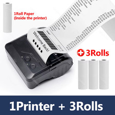 Stampante Termica Da 80 Mm Biglietto per Ricevute Portatile Macchina per Fatture