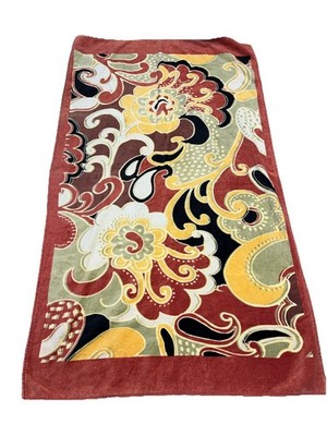 Vintage Groovey 70 s Beach Towel 100% Cotton Terrisol  Brazil 64  X 38  Resort