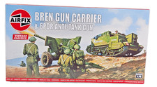 Airfix A01309V Bren Gun Carrier 6PDR Anti Tank Gun WW2 1:76 Scale Military Boxed