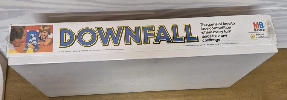 Vintage Downfall Board Game 1977 Long Box Edition MB Games New Sealed - Image 3 of 4