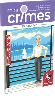 MiniCrimes – Blutiger See (DE) Brettspiel kooperative Krimispiel - Bild 1 von 2