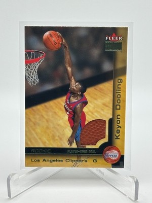 2000-01 Fleer Premium Keyon Dooling Player used Ball 166/1999 Clippers