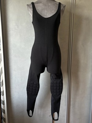 Jean Paul Gaultier Jumpsuit Vintage schwarz futuristisch selten Archiv
