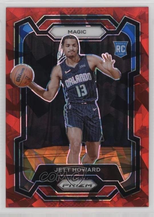 2023-24 Panini Prizm Red Ice Prizm Jett Howard #132 0jm6