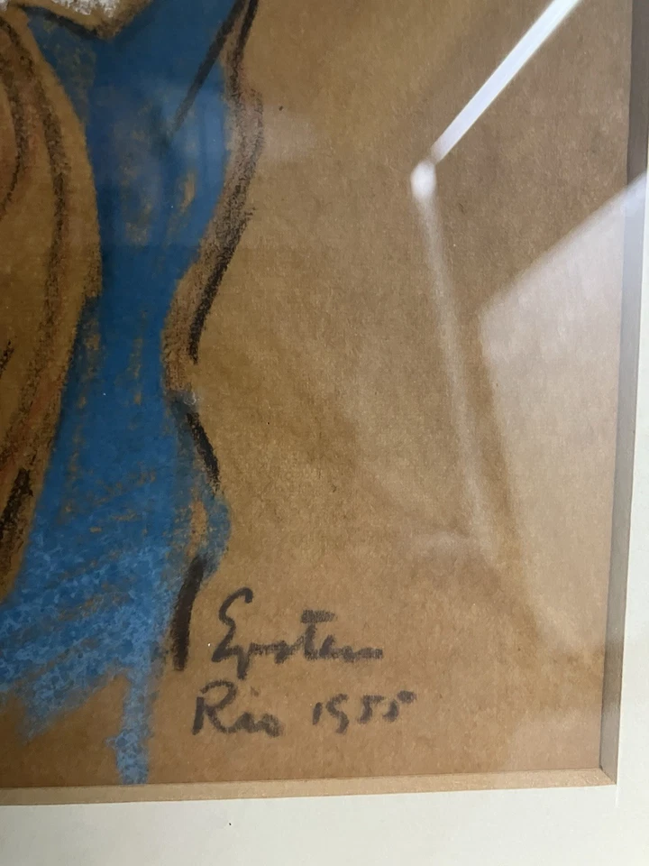 Max Epstein Artwork Original Art 1955 “Rio” - Image 4 of 4