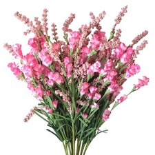 TEMPUS 10Pcs Artificial Flower Bulk Spring/Summer Flowers Wedding Party Vase ...