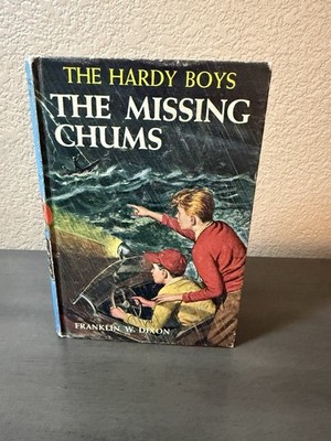 Hardy Boys The Missing Chums HC w/ Dust Jacket Grosset Dunlap Vintage