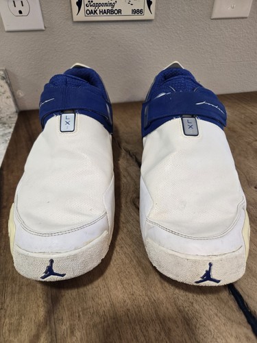 Nike Air Jordan LX Roy Jones White Blue 2004 Sz 14 308565-101 Sneakers - Picture 2 of 9