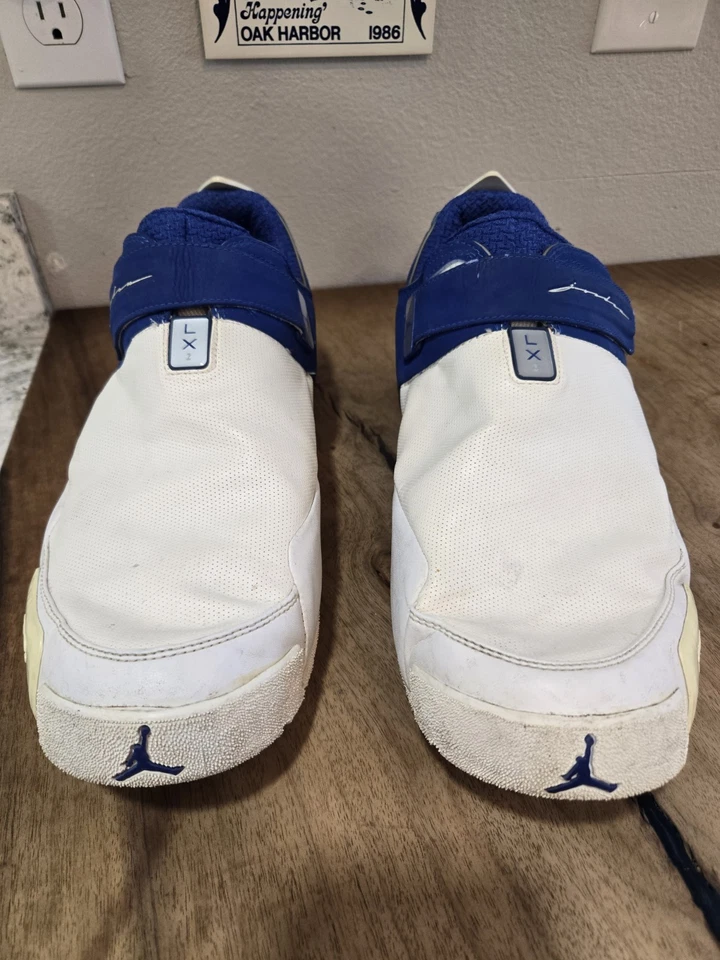 Nike Air Jordan LX Roy Jones White Blue 2004 Sz 14 308565-101 Sneakers - Image 2 of 4