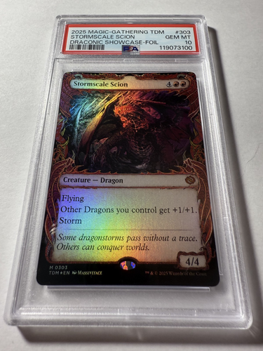Stormscale Scion #303 2025 TDM MTG vitrina lámina PSA 10 GEMA COMO NUEVO - Imagen 1 de 3