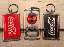 Set Of 3 Coca-Cola Key Chains