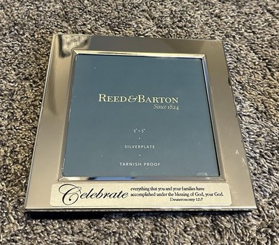 Reed & Barton Silver Plated Picture Frame - 5 x 5 