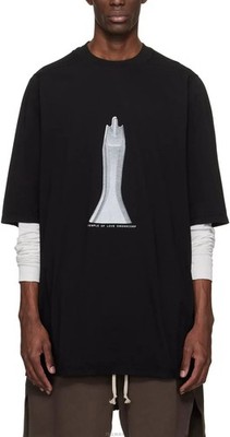 Rick Owens Jumbo SS T Black Milk 157337190