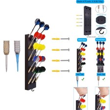 ABS Plastic Dart Caddy - Organize Protect 15 Soft/Steel Tip Darts Efficiently