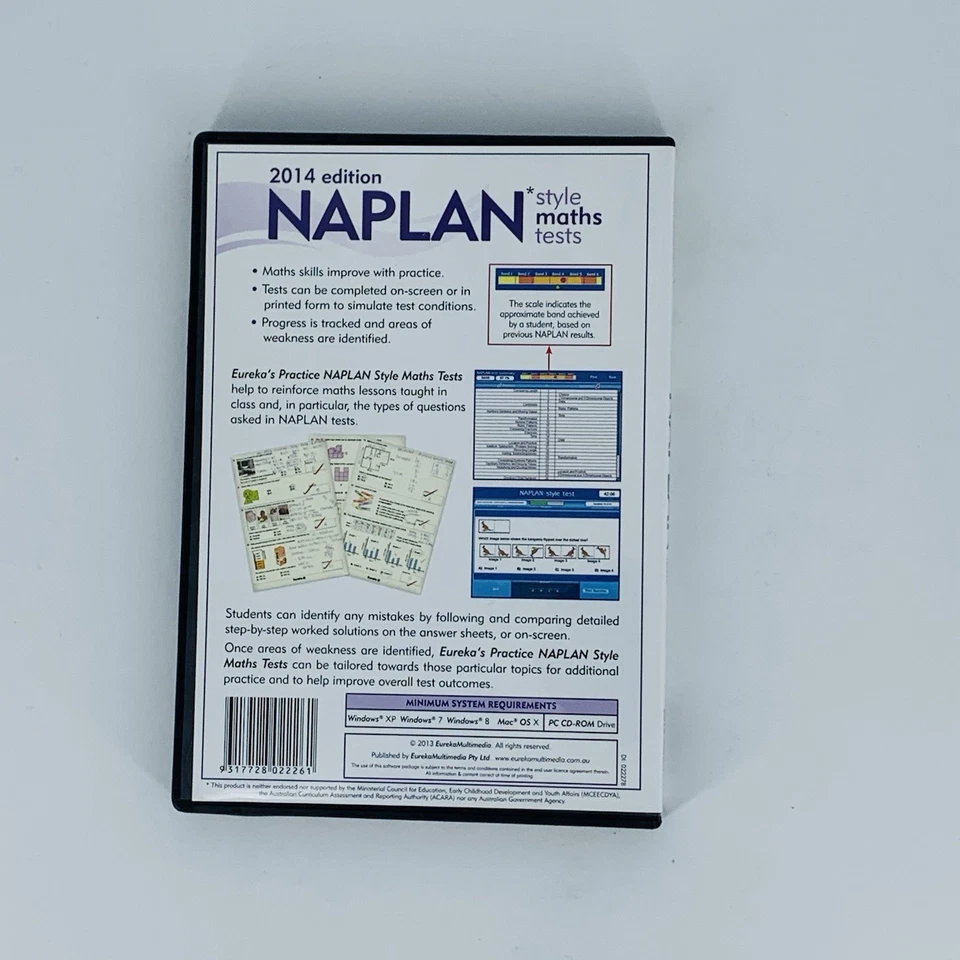 NAPLAN Style Maths Tests (2014 Edition) Year 5 Australian Education (PC CD-Rom) - Image 2 of 3