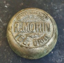 Ancien timbre de sonnette publicitaire pour cycles et motos R.MORIN IGE ORNE